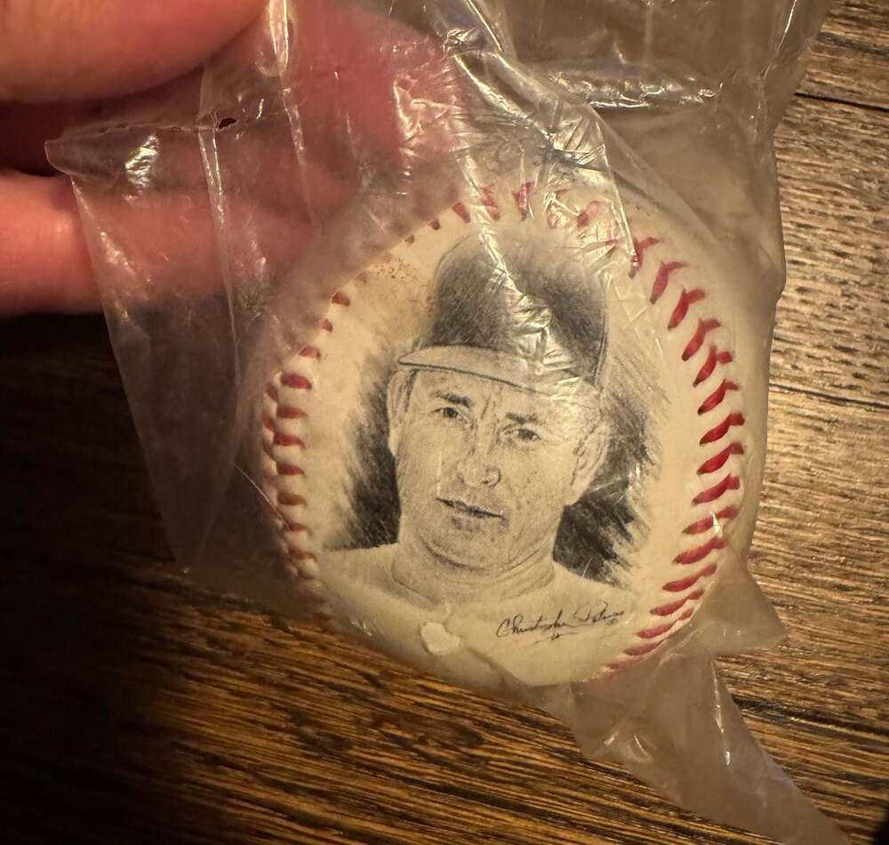 VINTAGE Nolan Ryan Limited Edition Commemorative Baseball by Mennen MLB Alumni